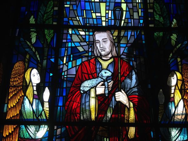 The Stained Glass has been completely cleaned, re-leaded,and restored