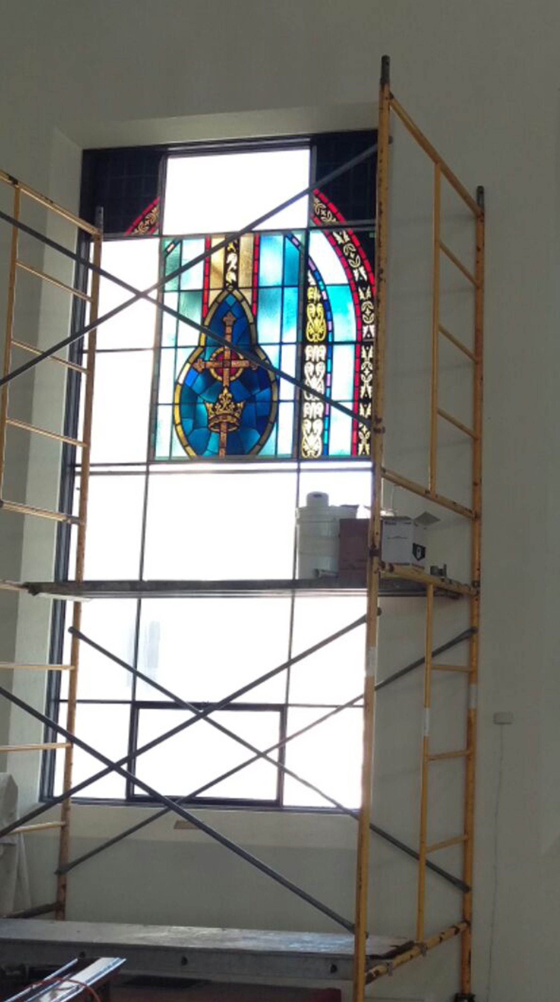 church stained glass restoration process