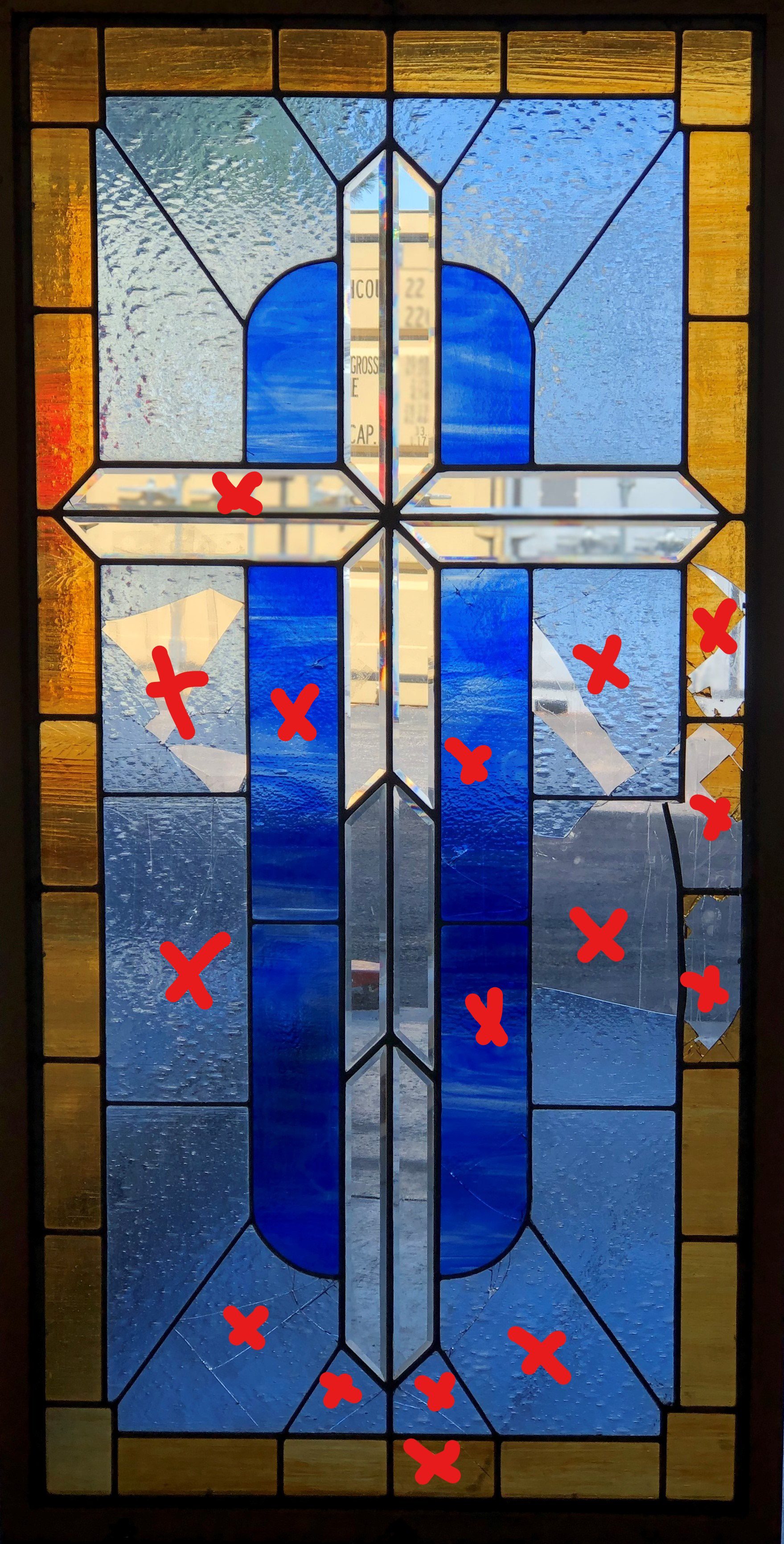 stained glass church restoration california