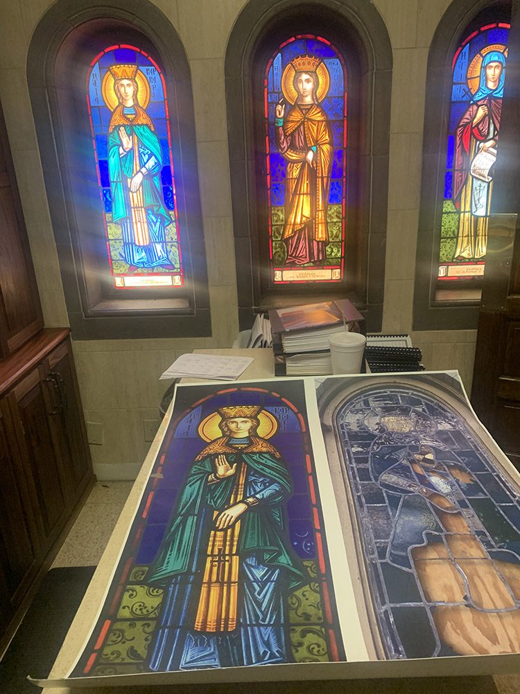 church stained glass restoration alabama