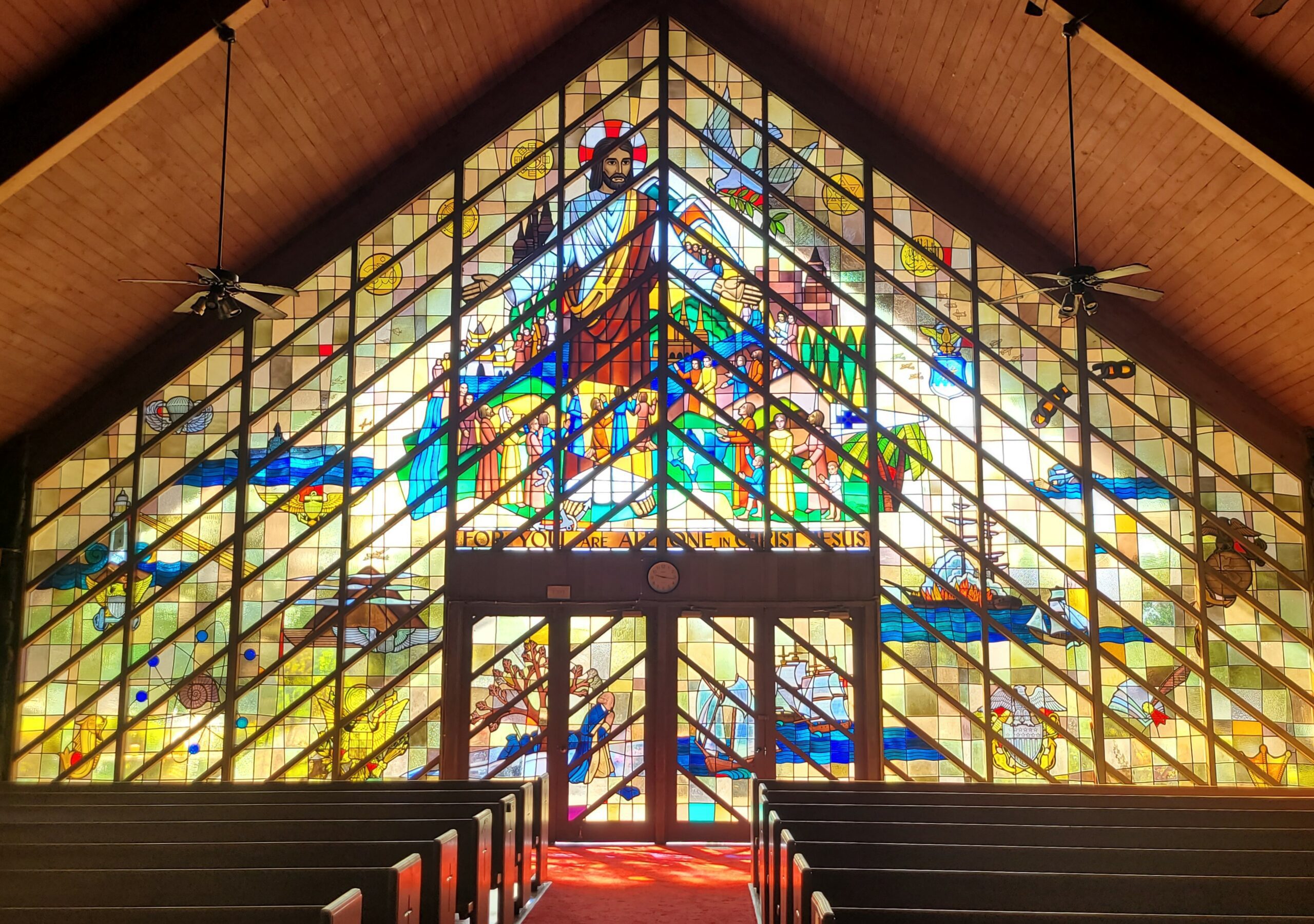 moanalua stained glass after