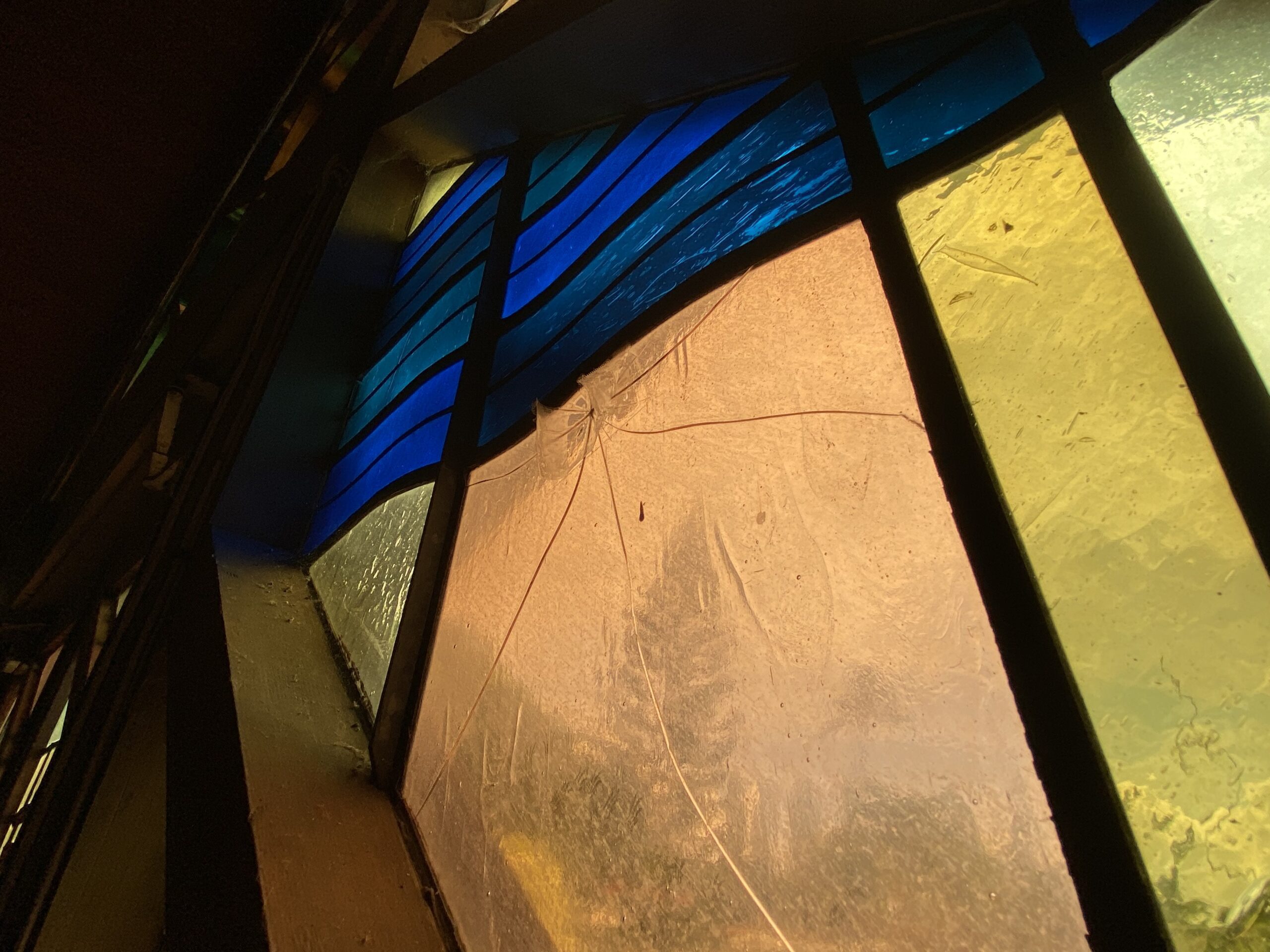 cracked stained glass repair honolulu