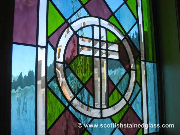 Historic church in Austin with vibrant restored stained glass windows